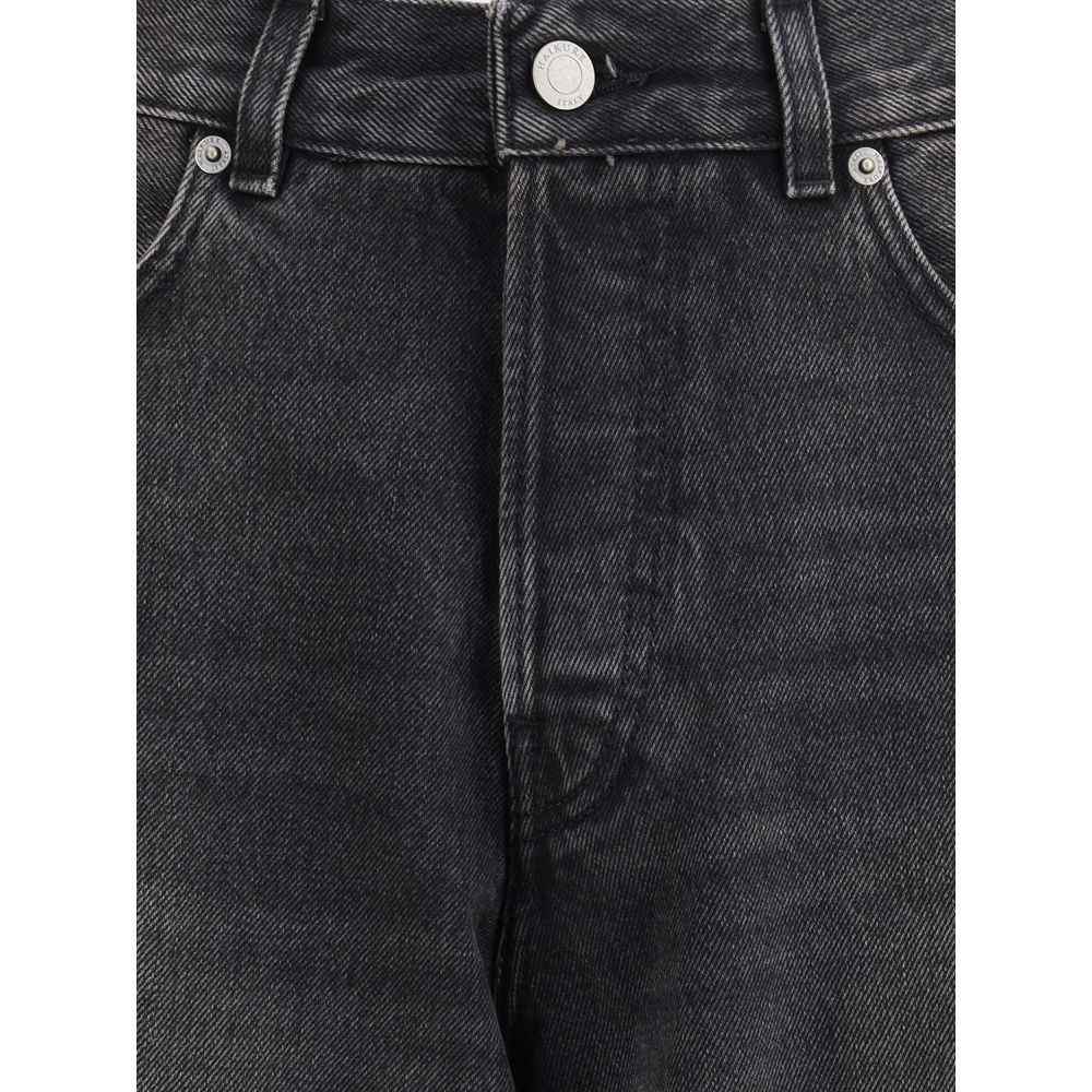 Haikure Black Cotton Relaxed Fit Jeans
