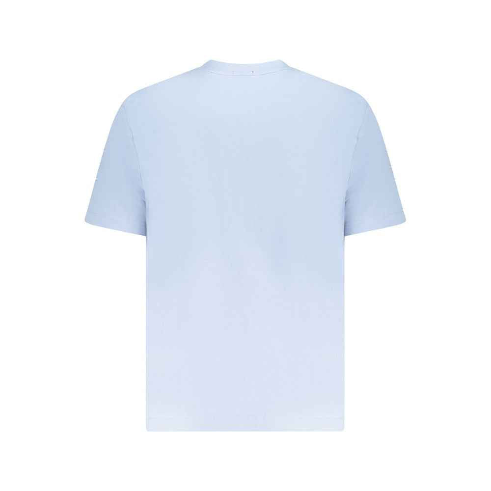 Hugo Boss Blue Cotton Men T-Shirt