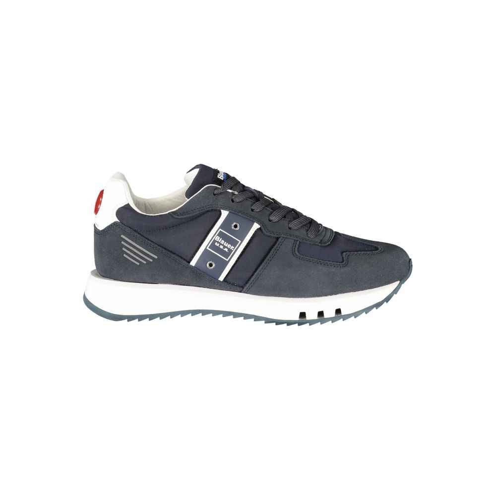 Blauer Blue Leather Men Sneaker
