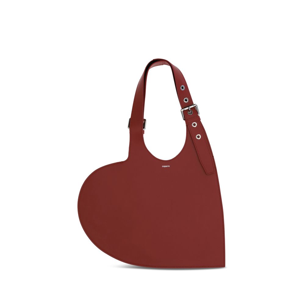 Coperni Bordeaux Calf Leather Bos Taurus Shoulder Bag