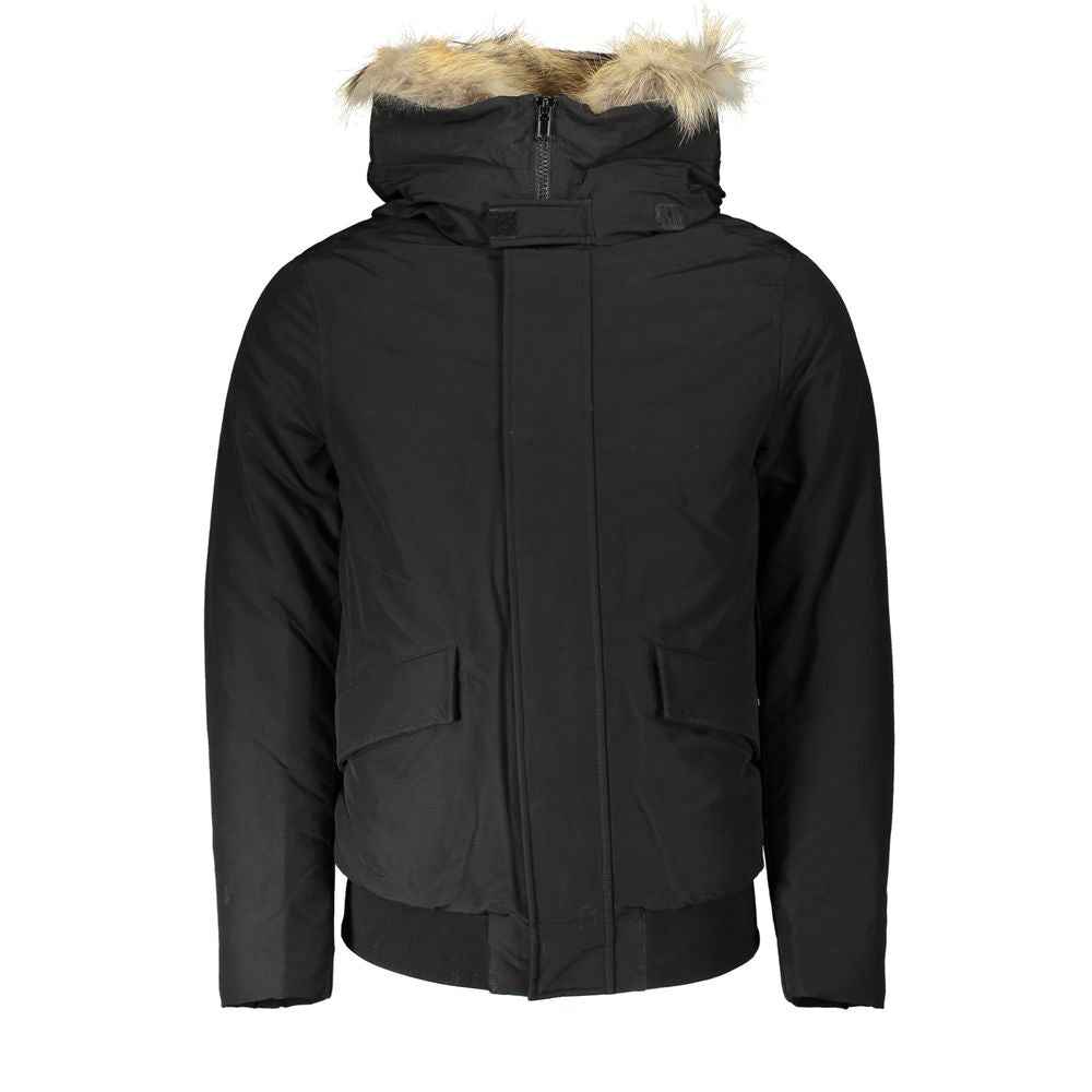 Woolrich Black Cotton Men Jacket