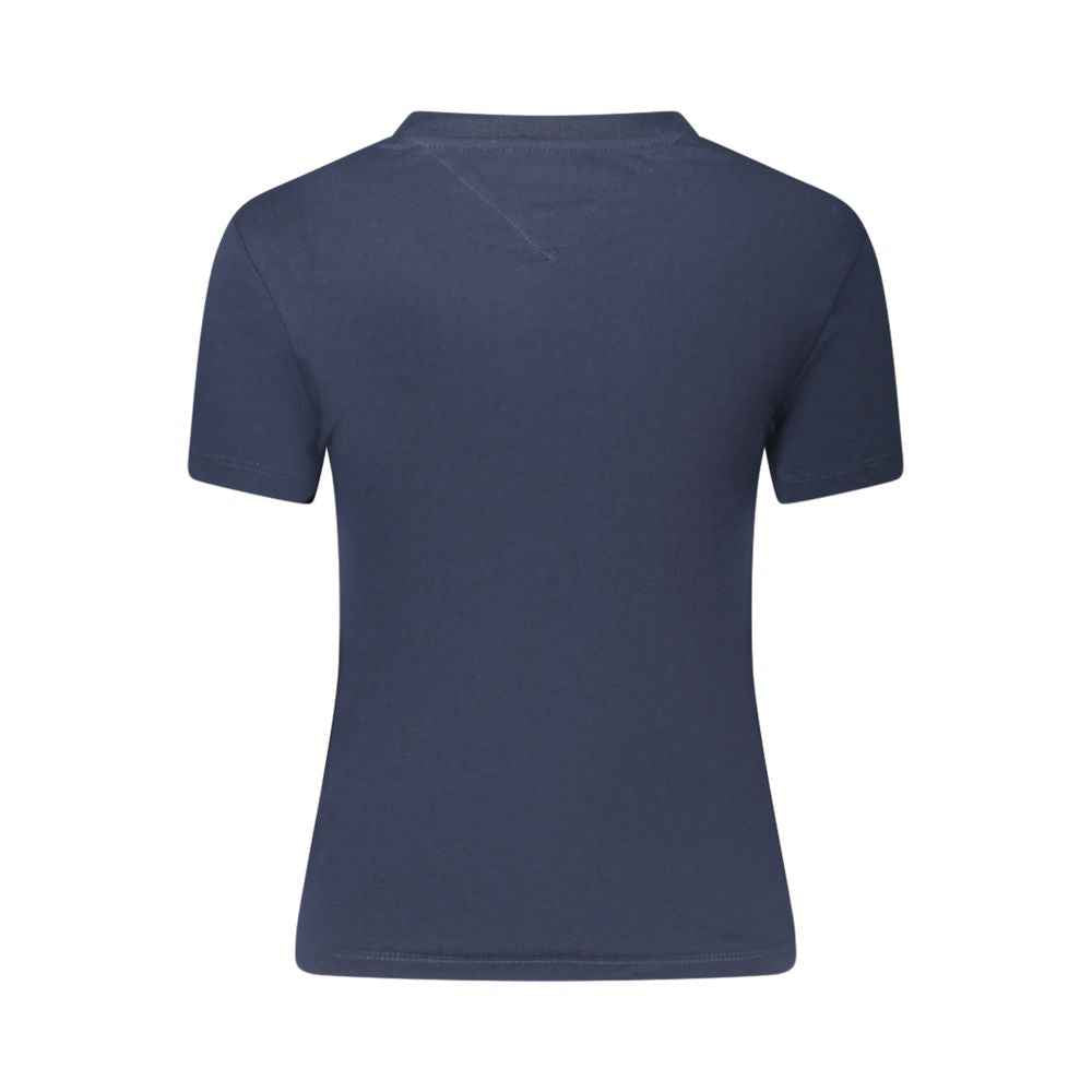 Tommy Hilfiger Blue Cotton Women T-Shirt