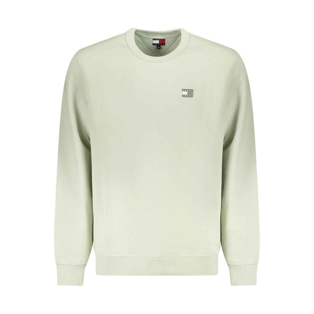 Tommy Hilfiger Green Cotton Men Sweater