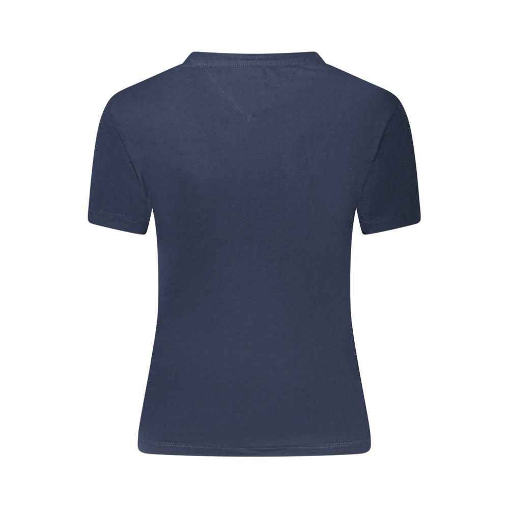 Tommy Hilfiger Blue Cotton Women T-Shirt