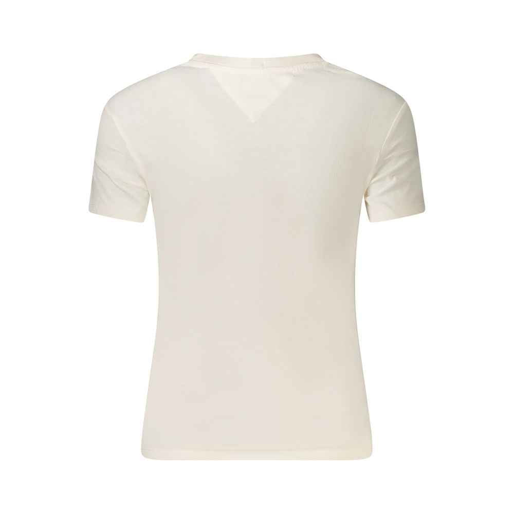 Tommy Hilfiger White Cotton Women T-Shirt