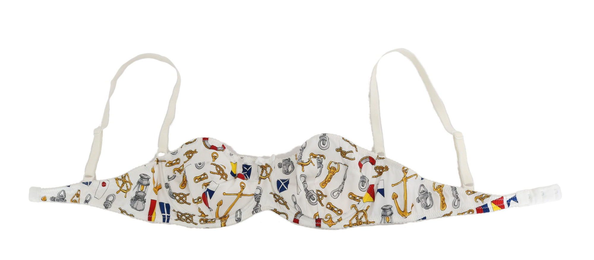 Dolce & Gabbana White Balconcino Sailor Print Underwear