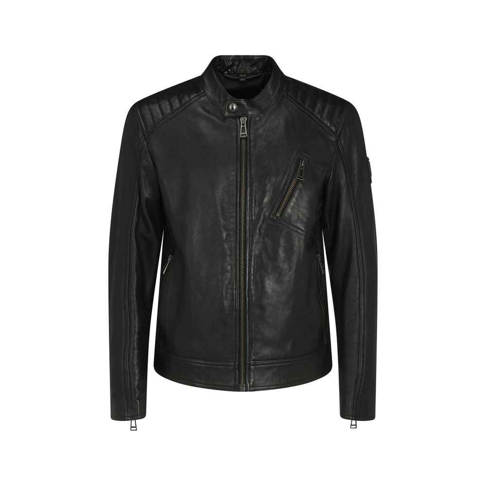 Belstaff Black Leather Jacket