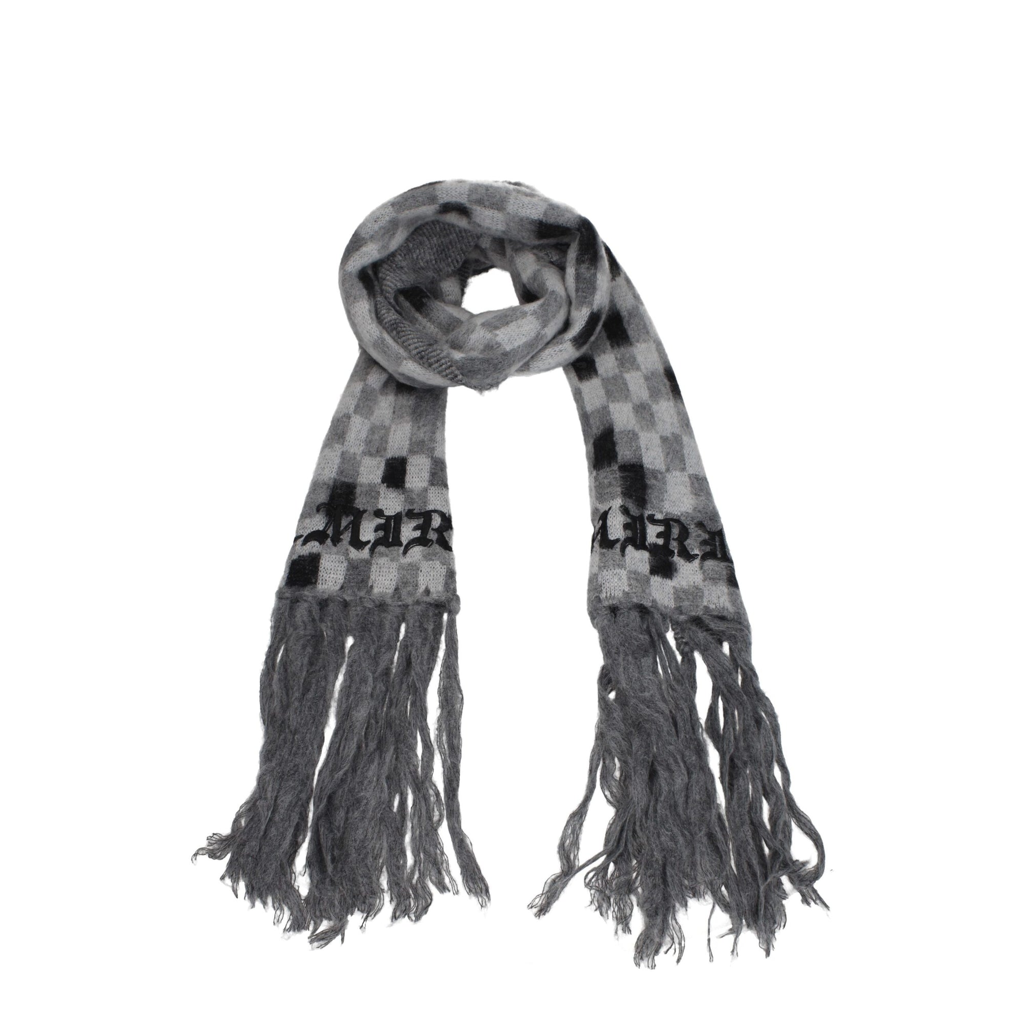 Amiri Gray Modal Scarf