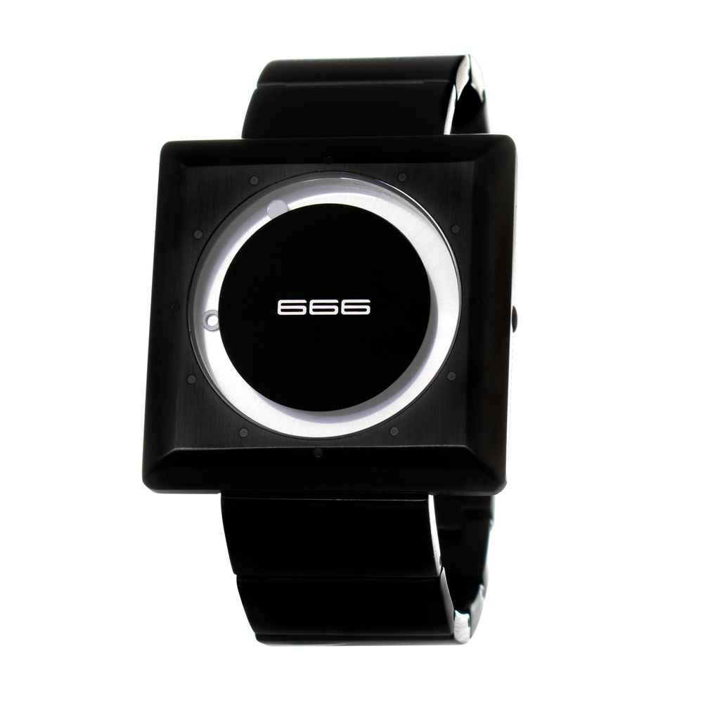 666BARCELONA Black Stainless Steel Watch