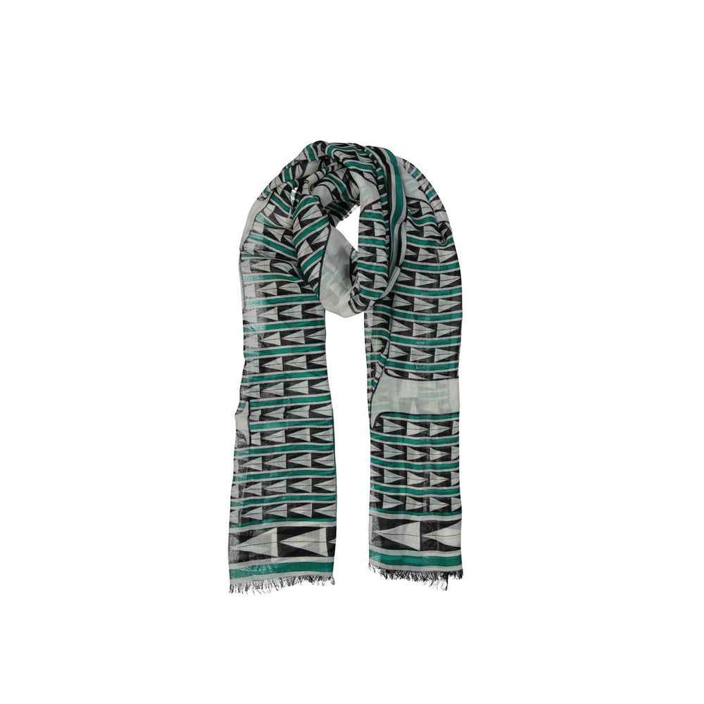 Lanvin Green Wool Scarf