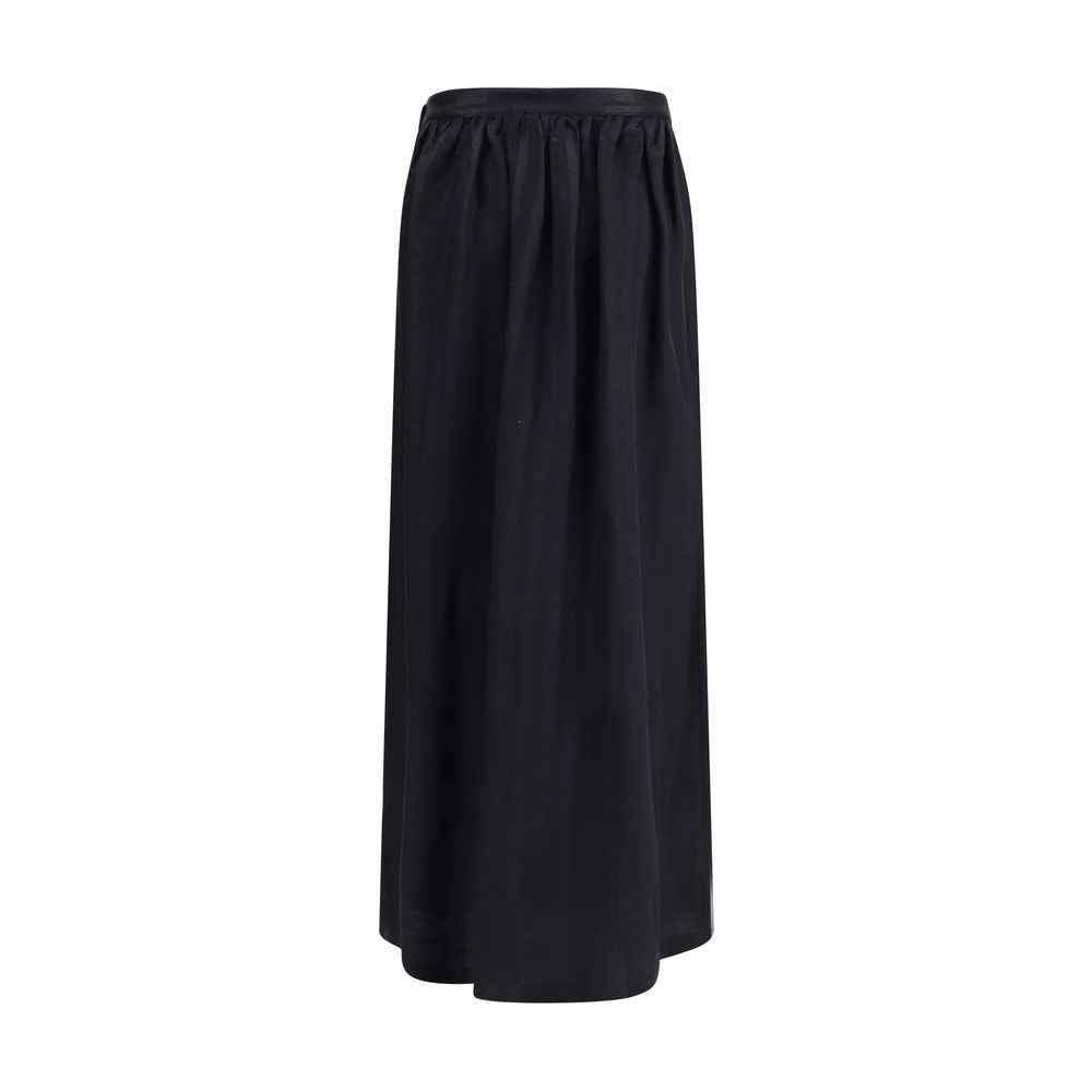 Kristina Ti Wool and silk long Skirt