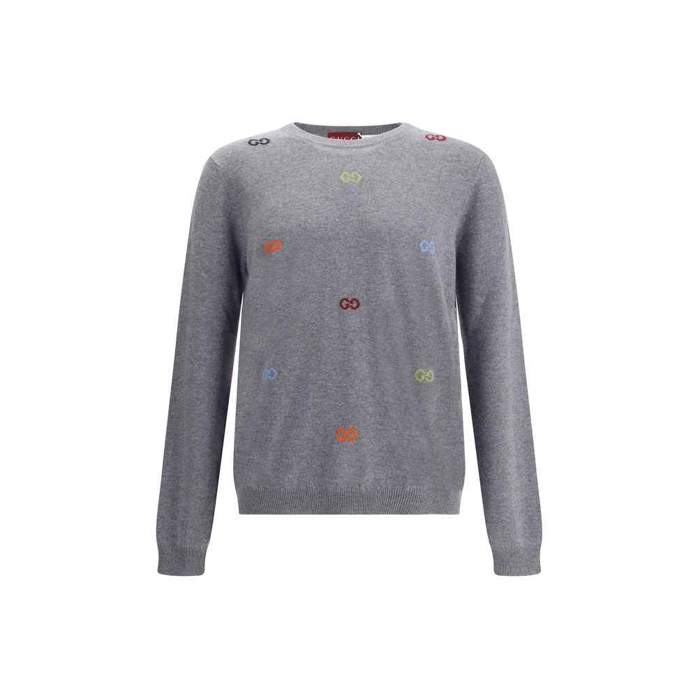 Gucci Multicolor logo cashmere Sweater