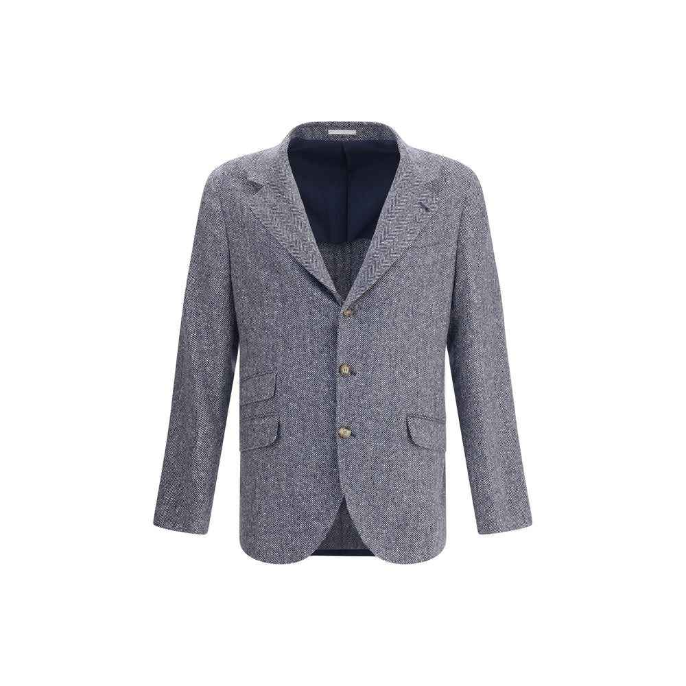 Brunello Cucinelli Herringbone Blazer