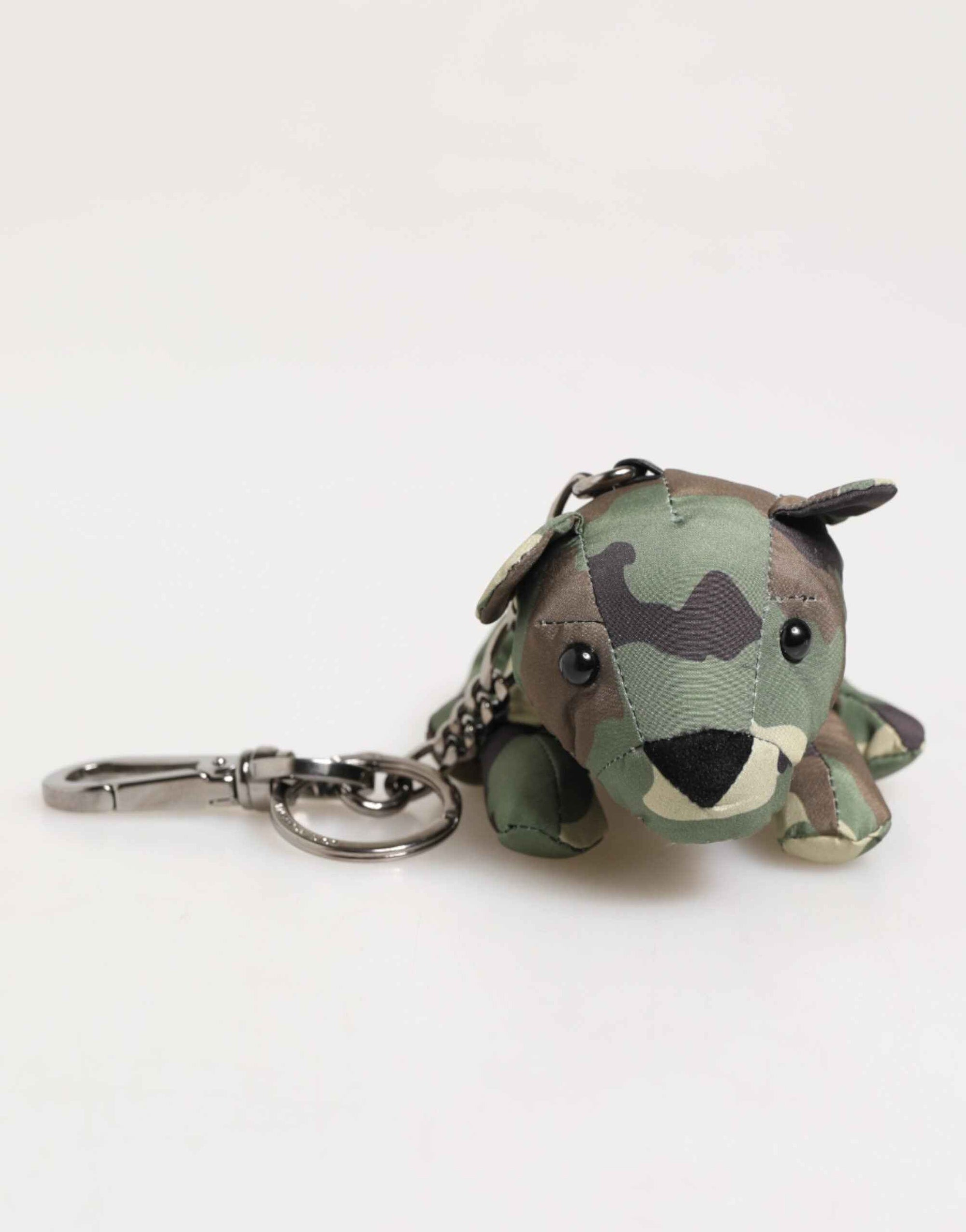 Dolce & Gabbana Multicolor Camouflage Animal Silhouette Keychain Keyring