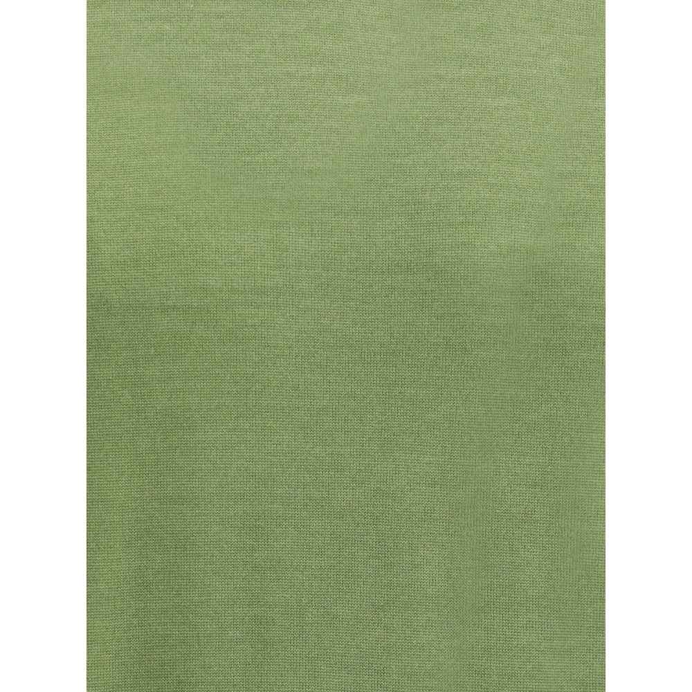 Saint Laurent Green Wool Turtleneck