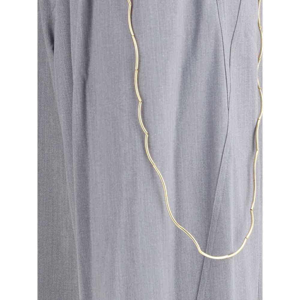 Darkpark Gray Polyester Casual Pants