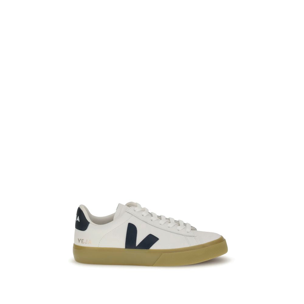 Veja White Leather Low Top Sneakers