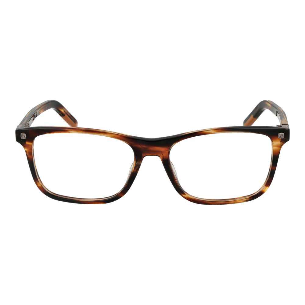 Ermenegildo Zegna Brown Men Optical Frames