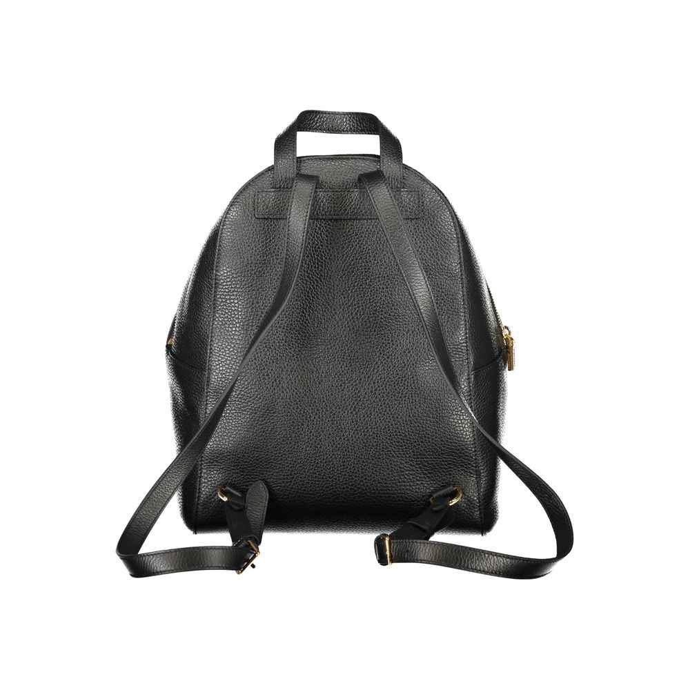 Coccinelle Black Leather Women Backpack