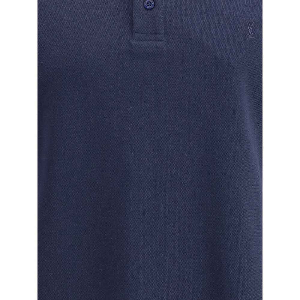 Saint Laurent Cassandre cotton polo Shirt