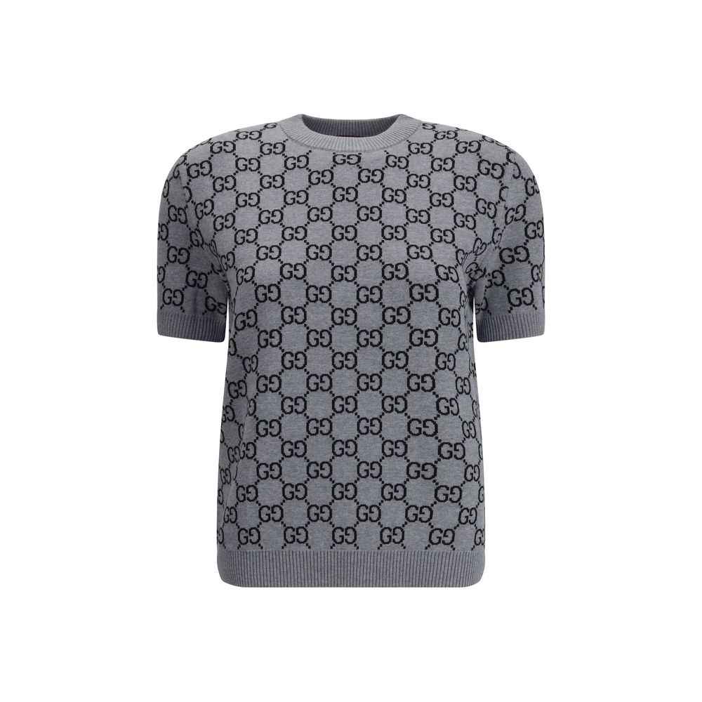 Gucci Gray Wool Sweatshirt