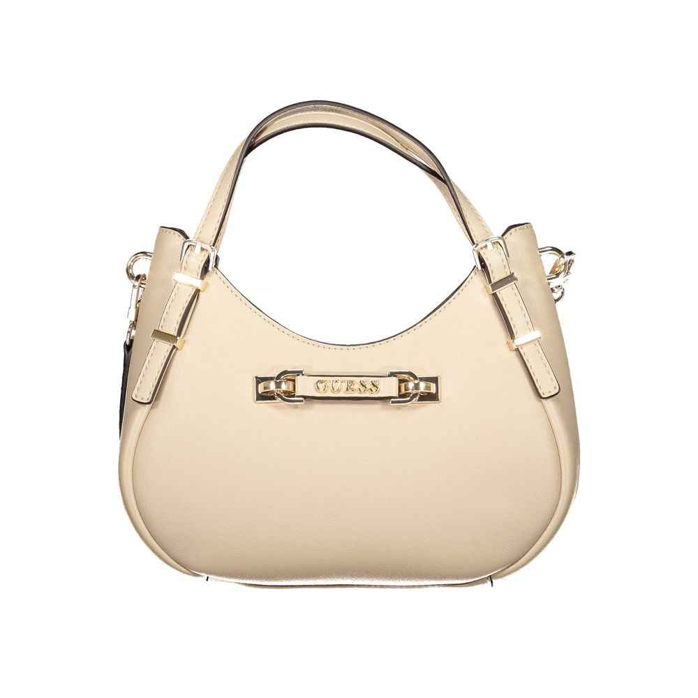 Guess Jeans Beige Polyethylene Women Handbag