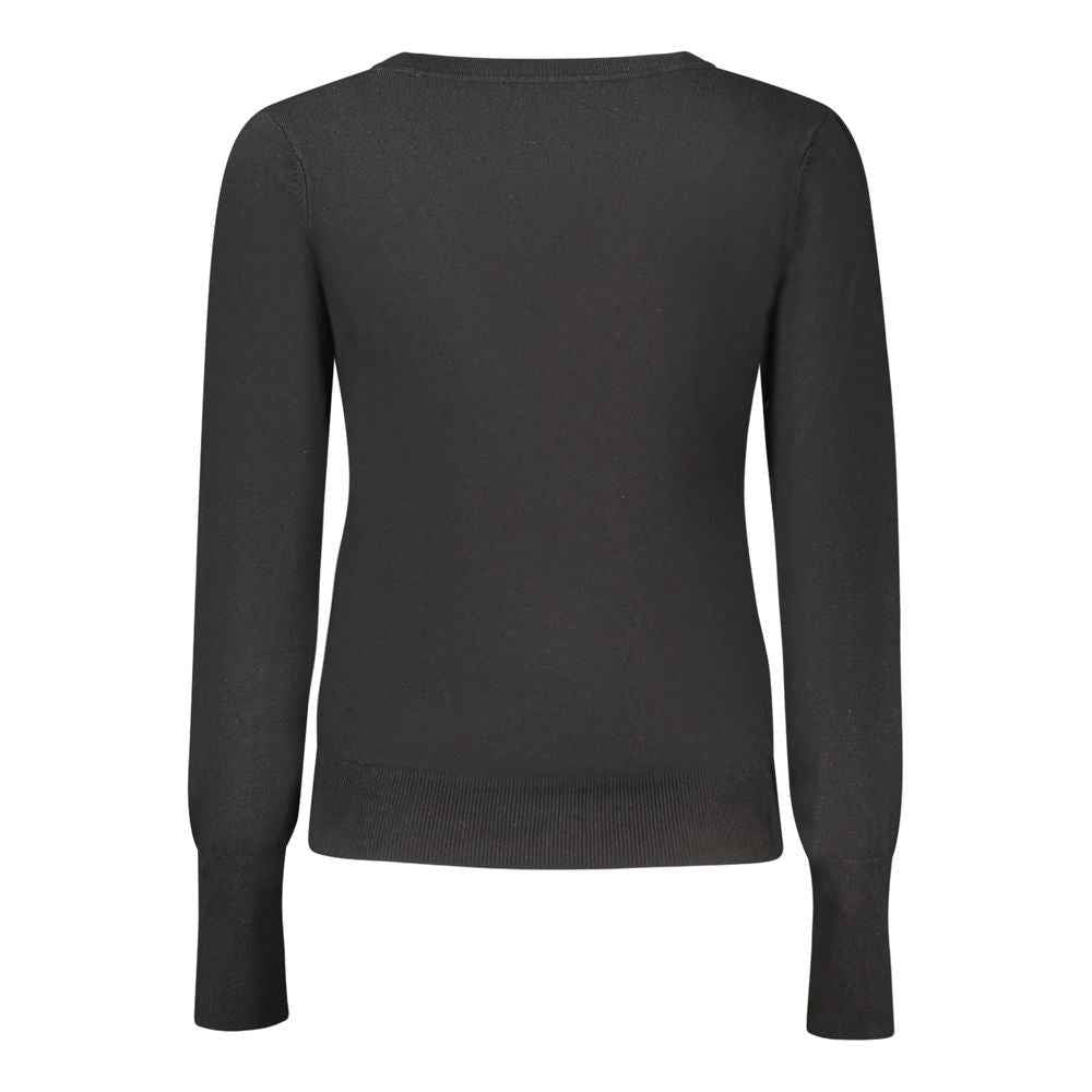 Guess Jeans Black Viscose Women Cardigan
