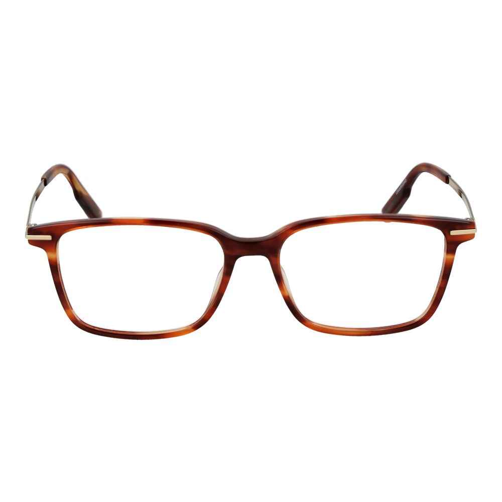 Ermenegildo Zegna Brown Men Optical Frames