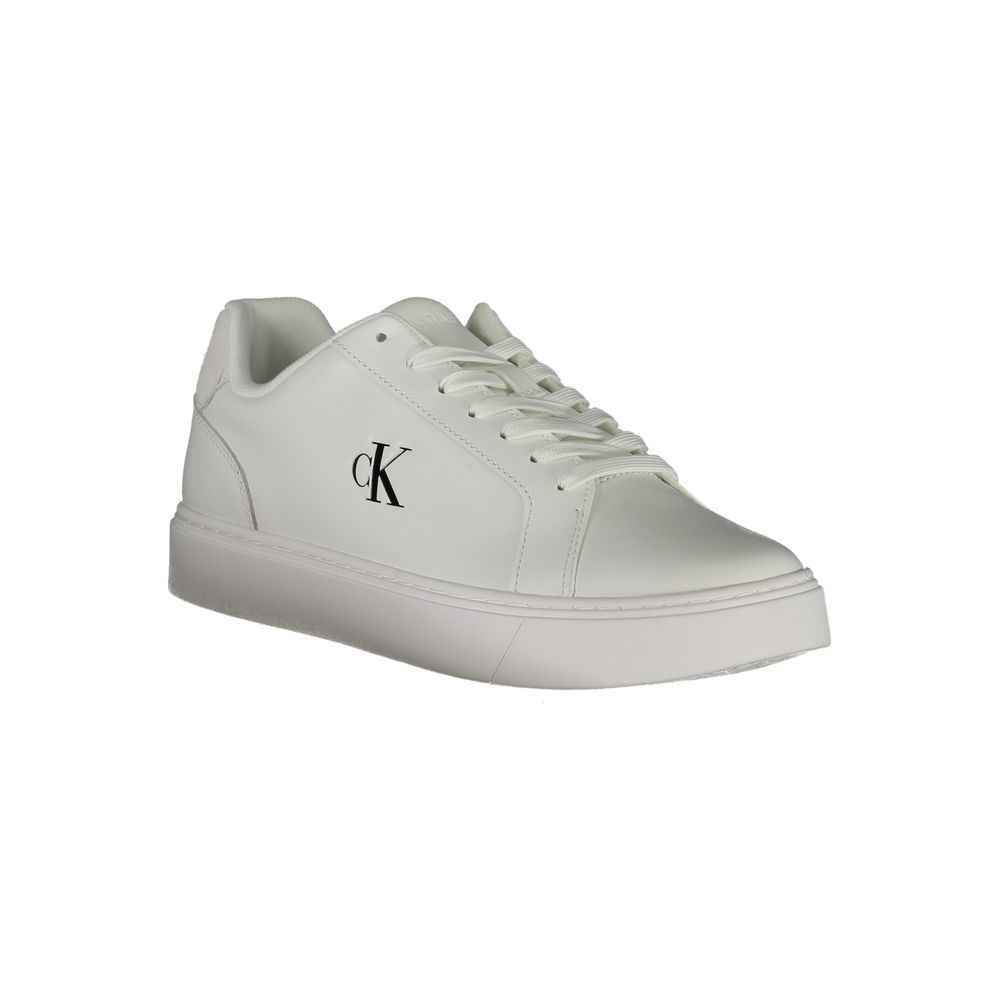 Calvin Klein White Leather Men Sneaker