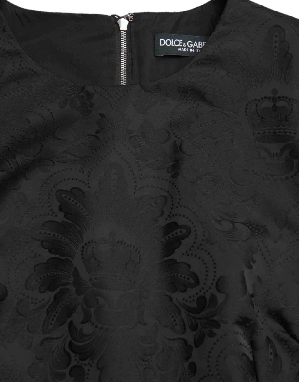 Dolce & Gabbana Black Sleeveless Bodycon A-line Mini Dress