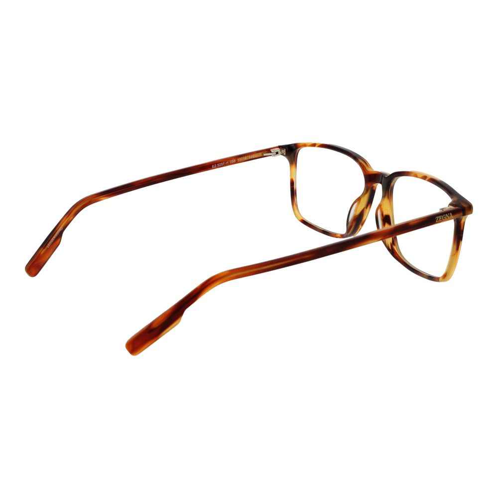 Ermenegildo Zegna Brown Unisex Optical Frames