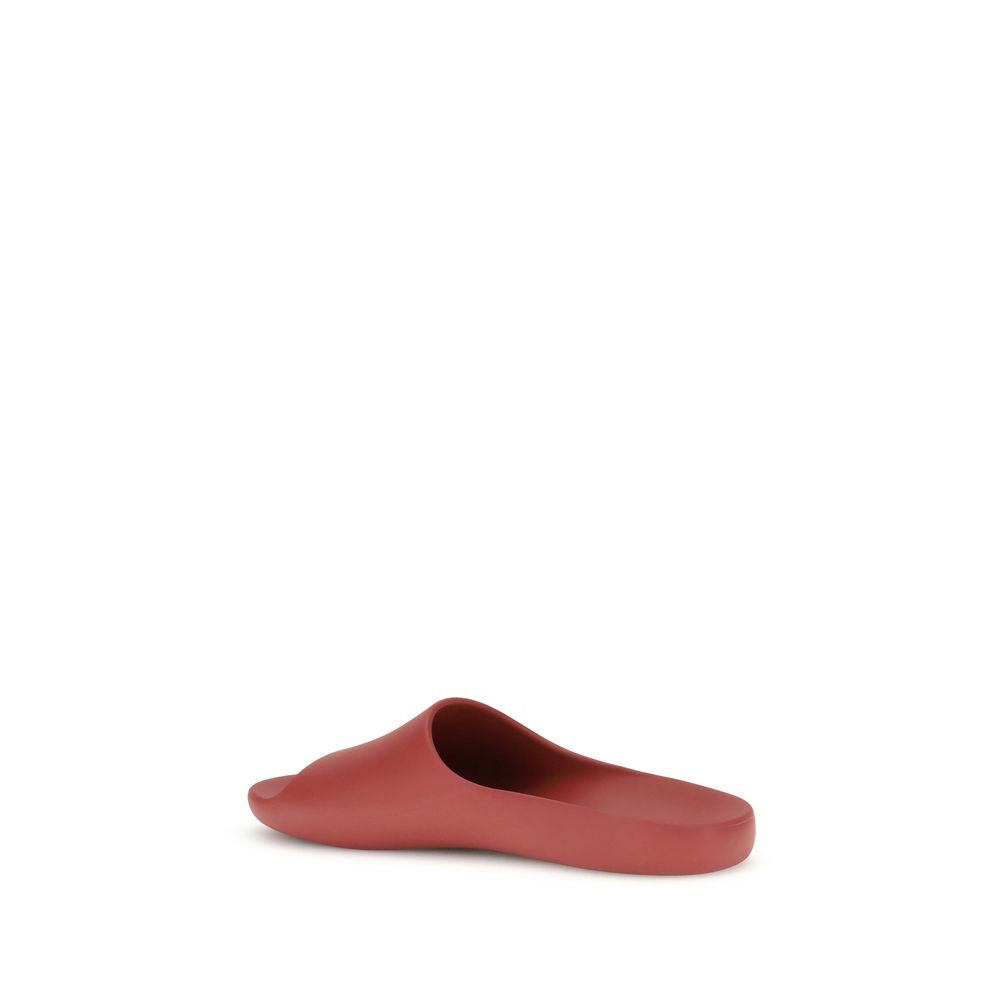 The Row Red Rubber Slippers