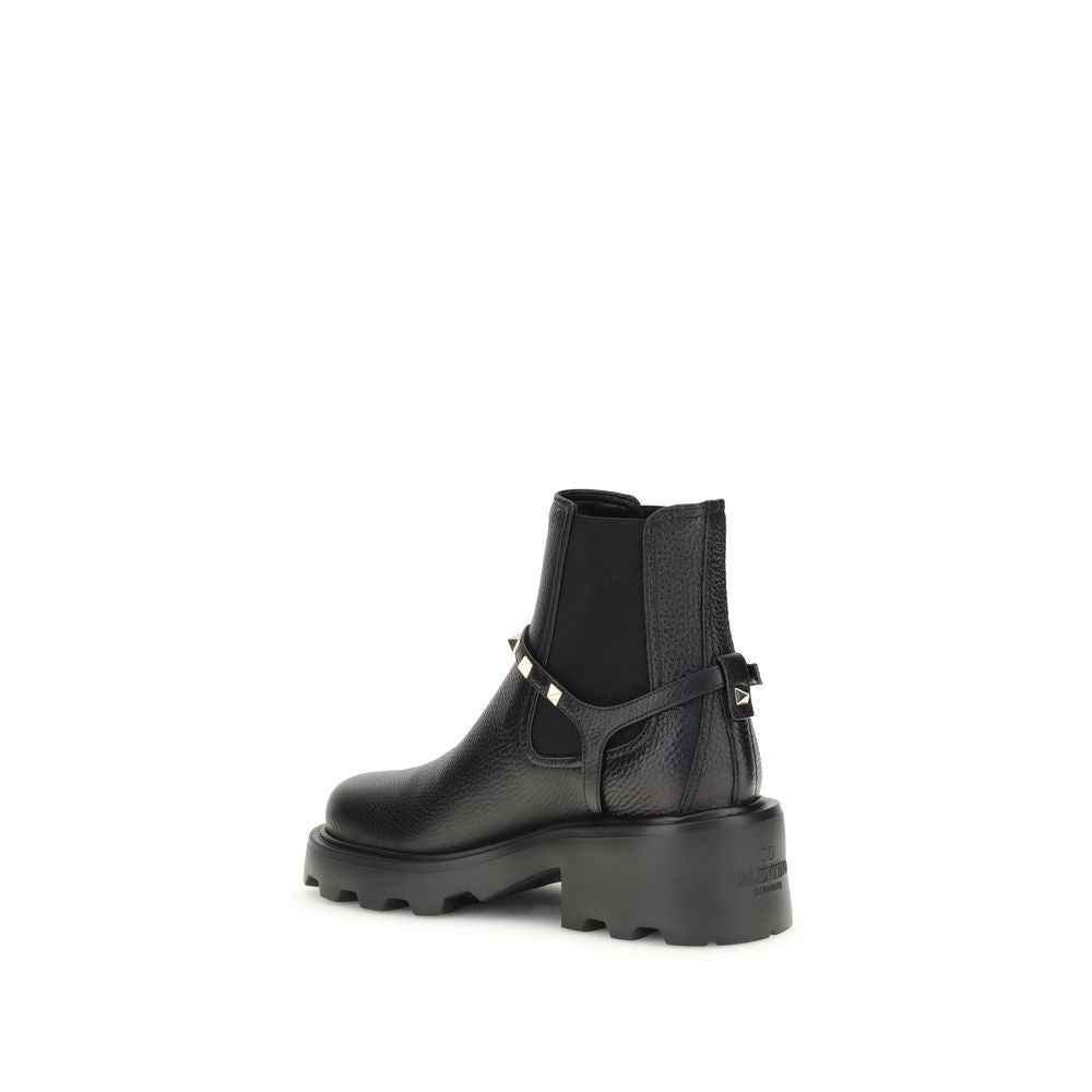 Valentino Garavani Leather Ankle Boots