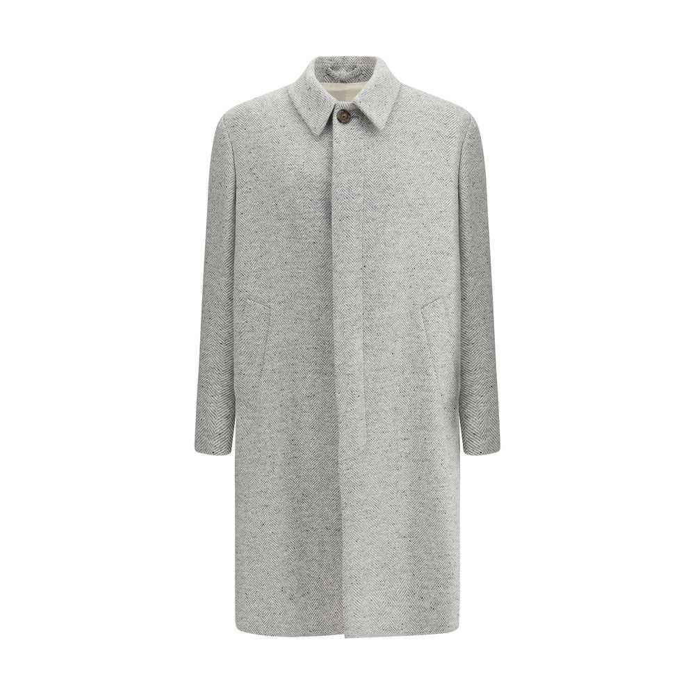 Lardini Herringbone patterned Coat