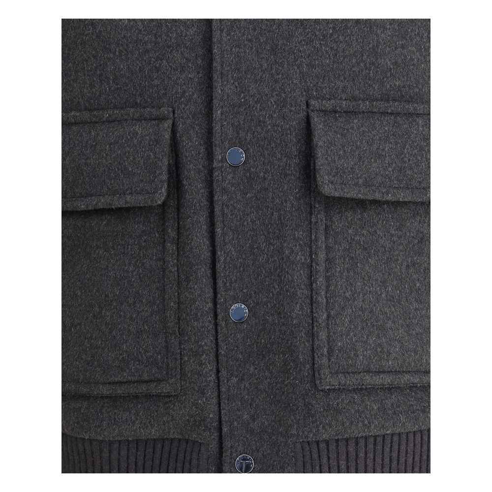 Woolrich Gray Polyester Bomber