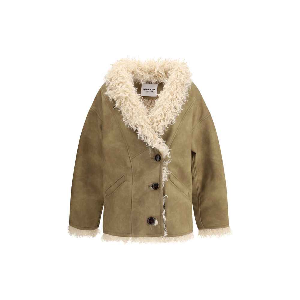 Marant Etoile Clea Shearling-effect faux fur Coat