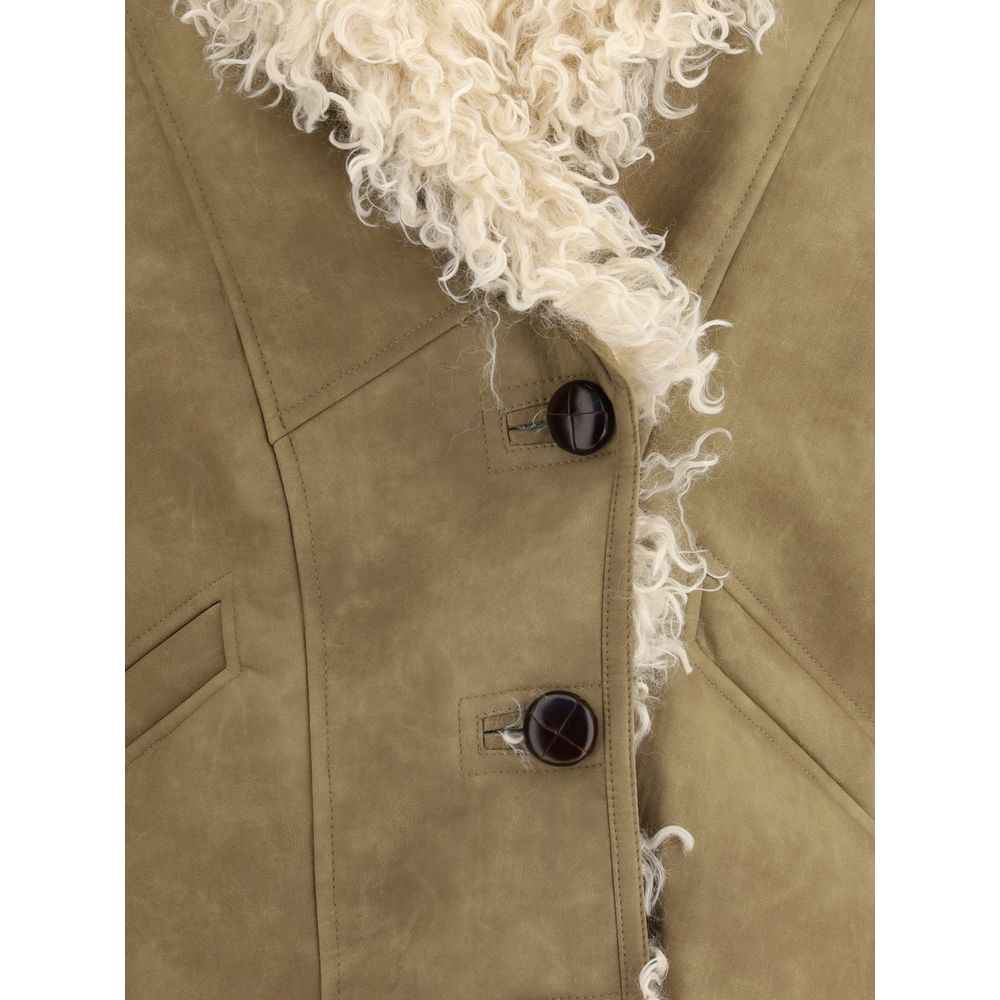 Marant Etoile Clea Shearling-effect faux fur Coat