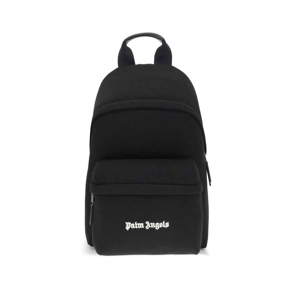 Palm Angels Black Polyester Backpack
