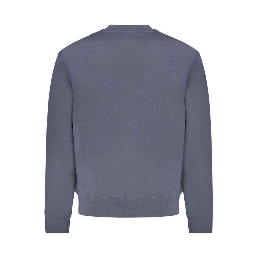 Hugo Boss Blue Cotton Men Sweater