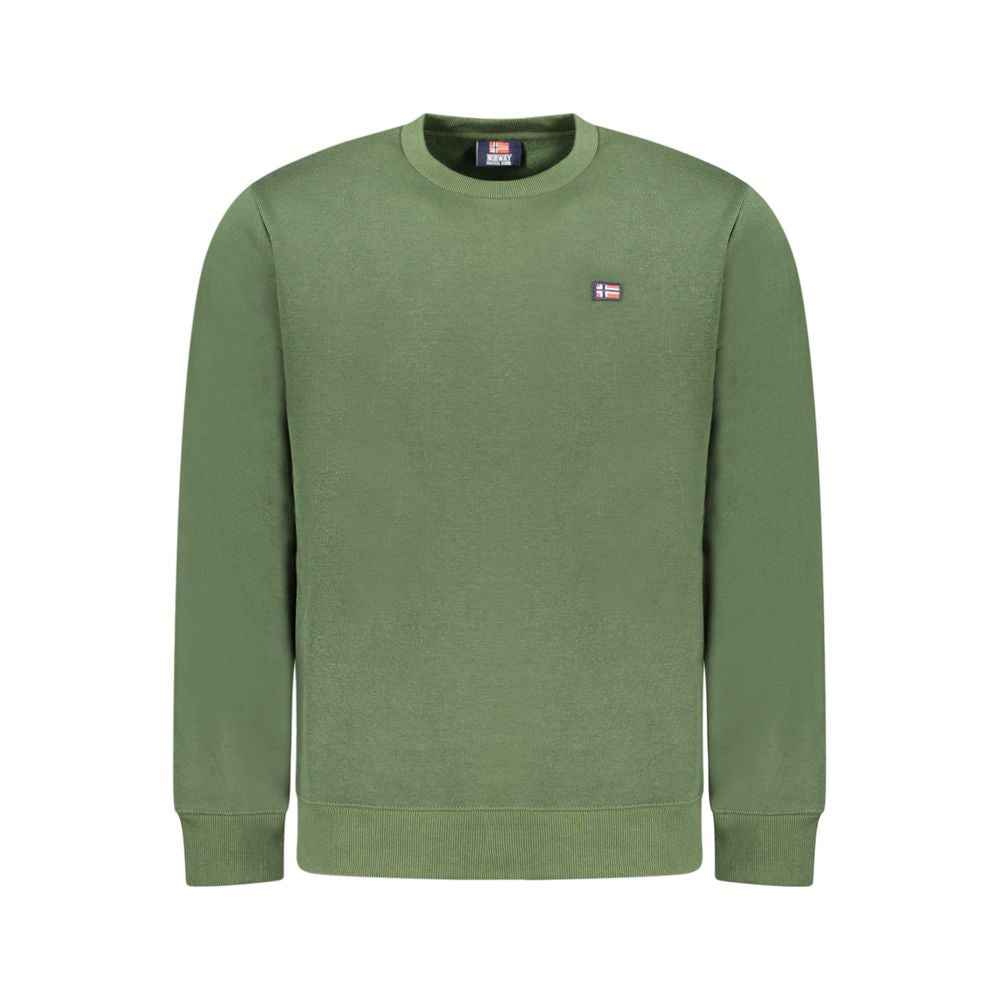 Norway 1963 Green Cotton Men Sweater