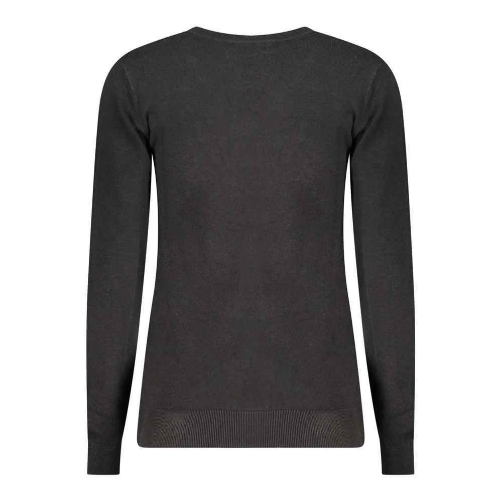 Guess Jeans Black Viscose Women Sweater