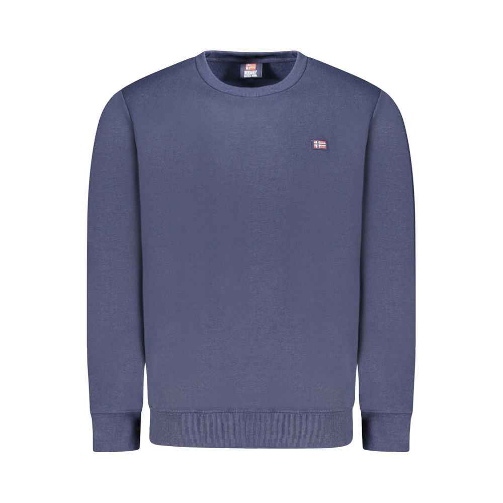 Norway 1963 Blue Cotton Men Sweater