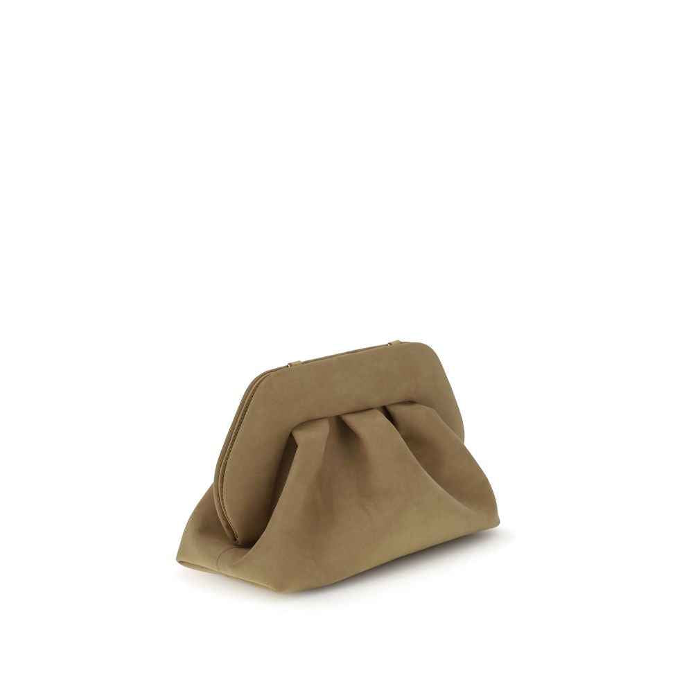 THEMOIRè Bios suede Clutch Bag