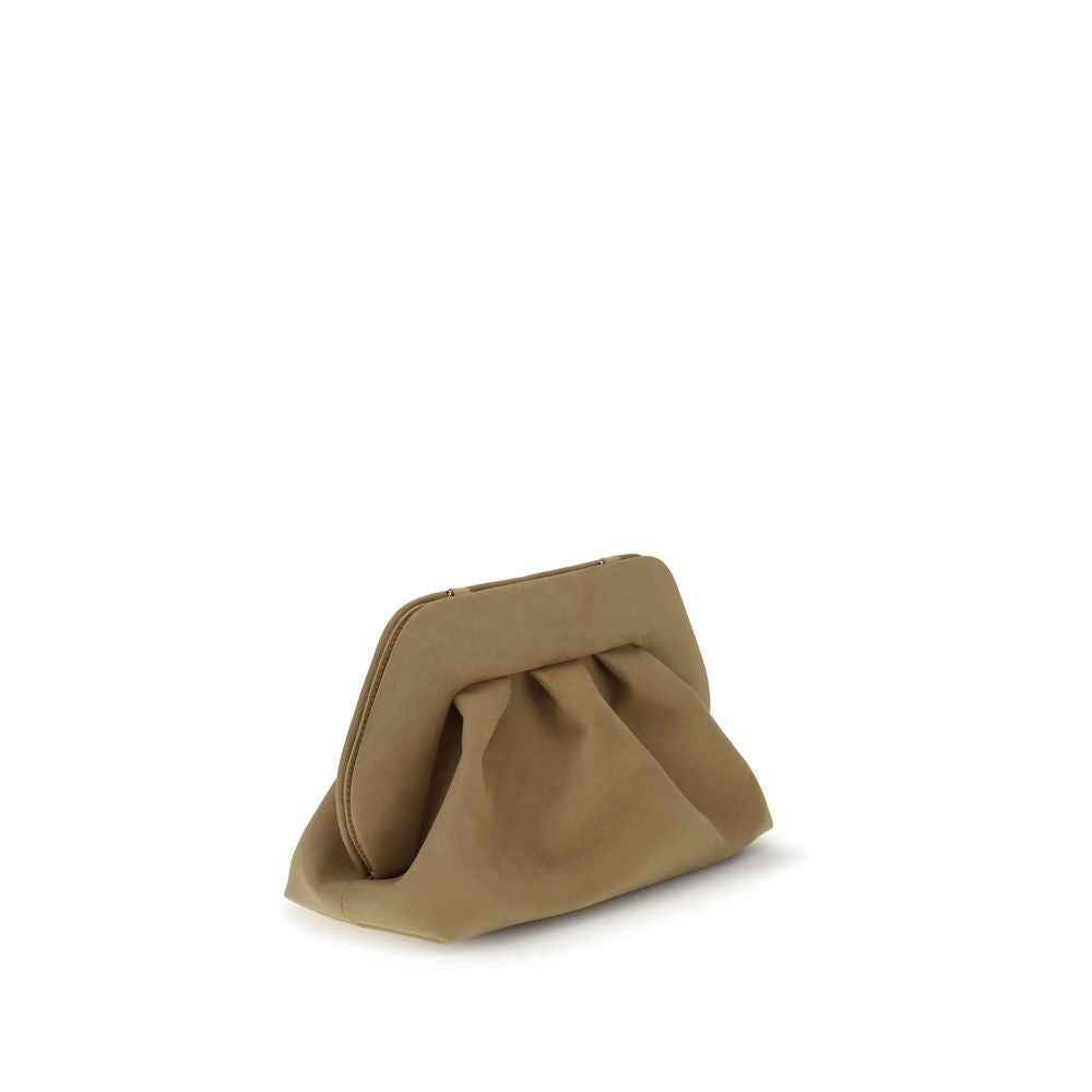THEMOIRè Bios suede Clutch Bag