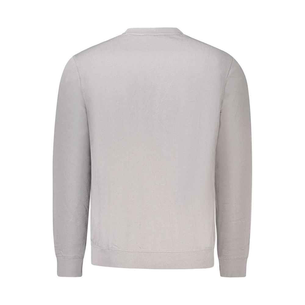Hugo Boss Gray Cotton Men Sweater