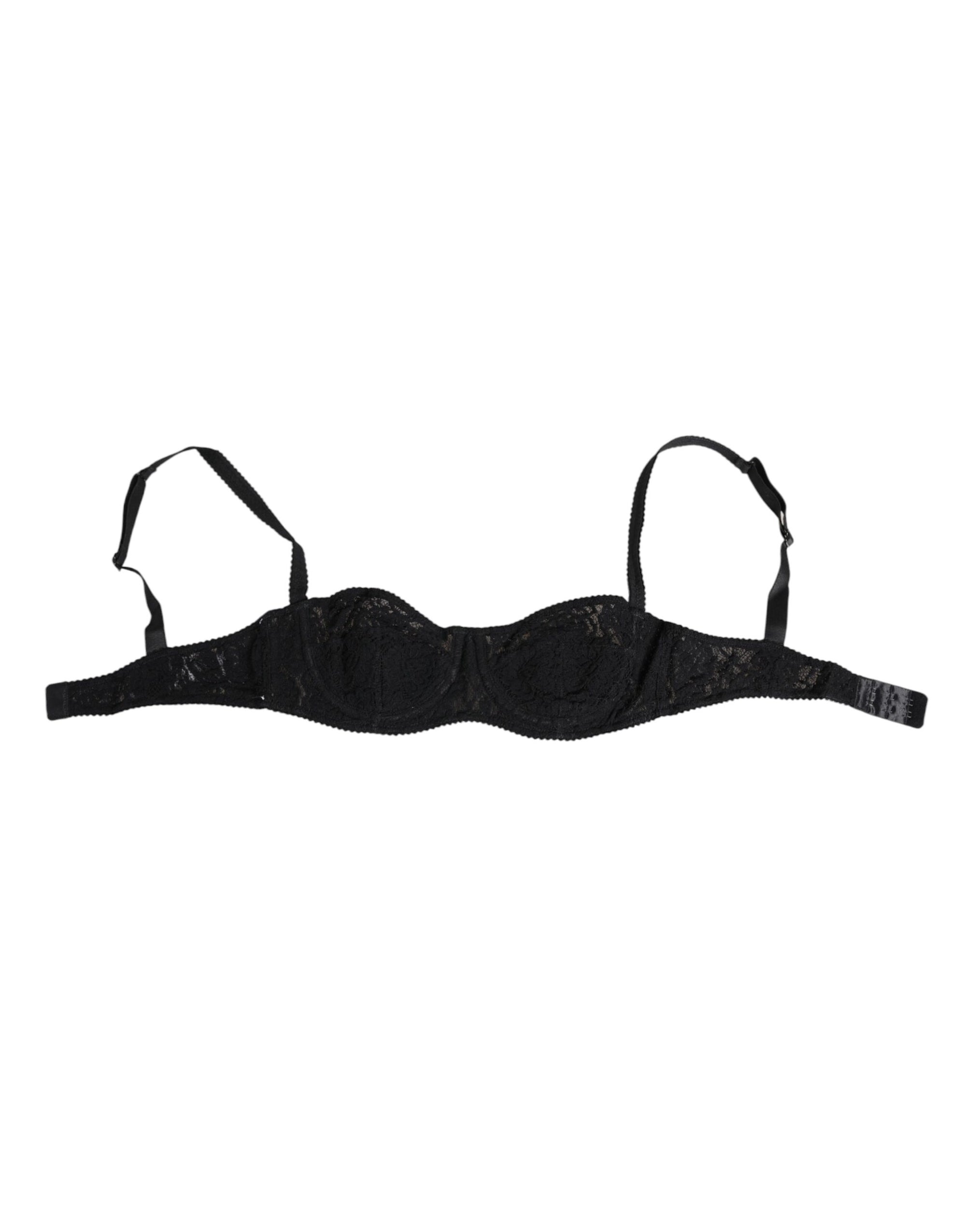 Dolce & Gabbana Black Lace Underwire Bra Lingerie Underwear