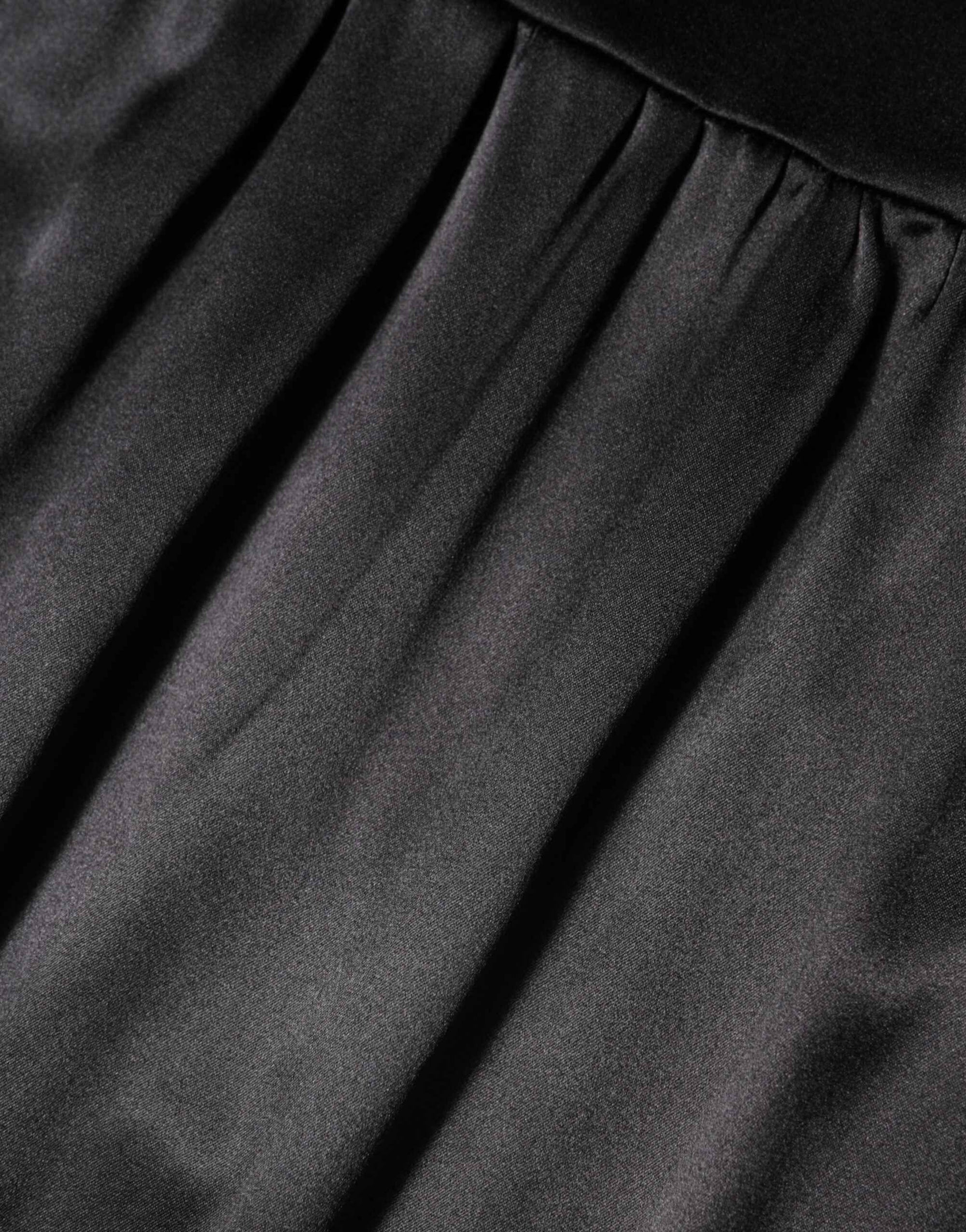 Dolce & Gabbana Black Silk Blend Lace Trim Sleeveless Mini Dress