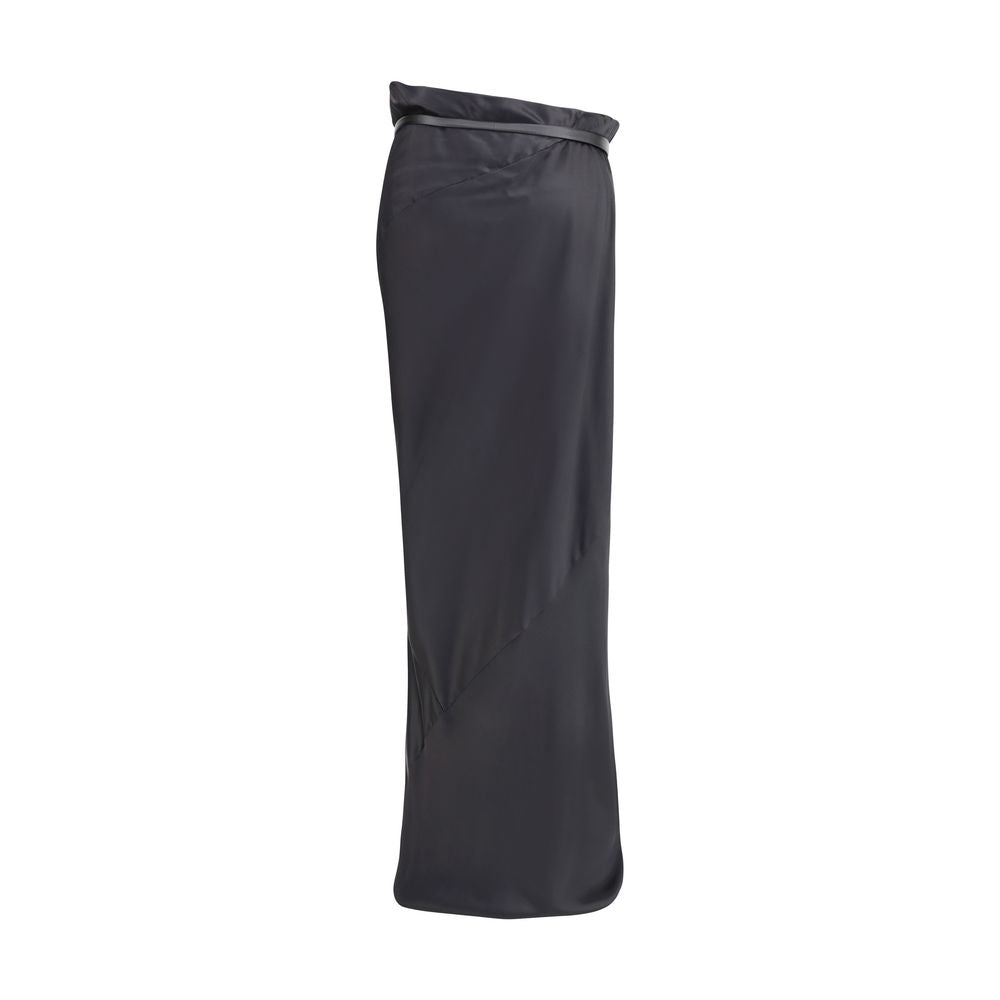 Tom Ford Black Silk Long Skirt