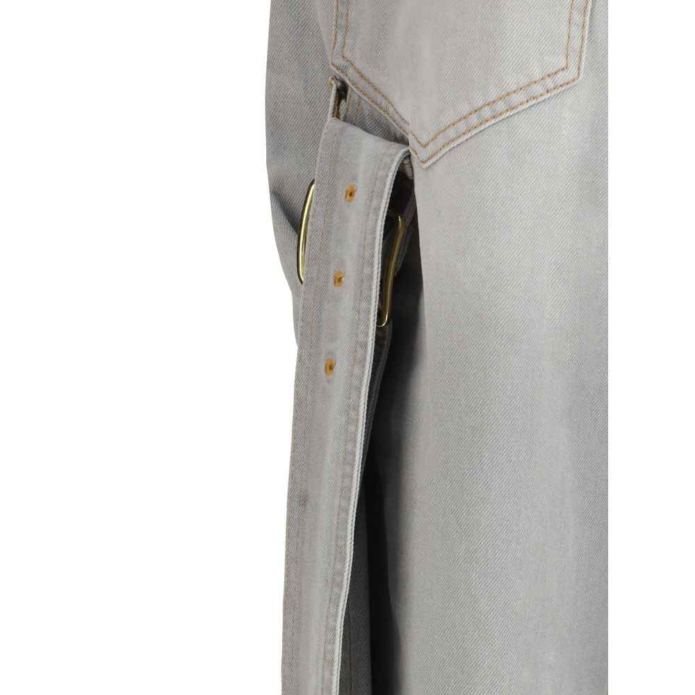 Darkpark Gray Cotton Relaxed Fit Jeans