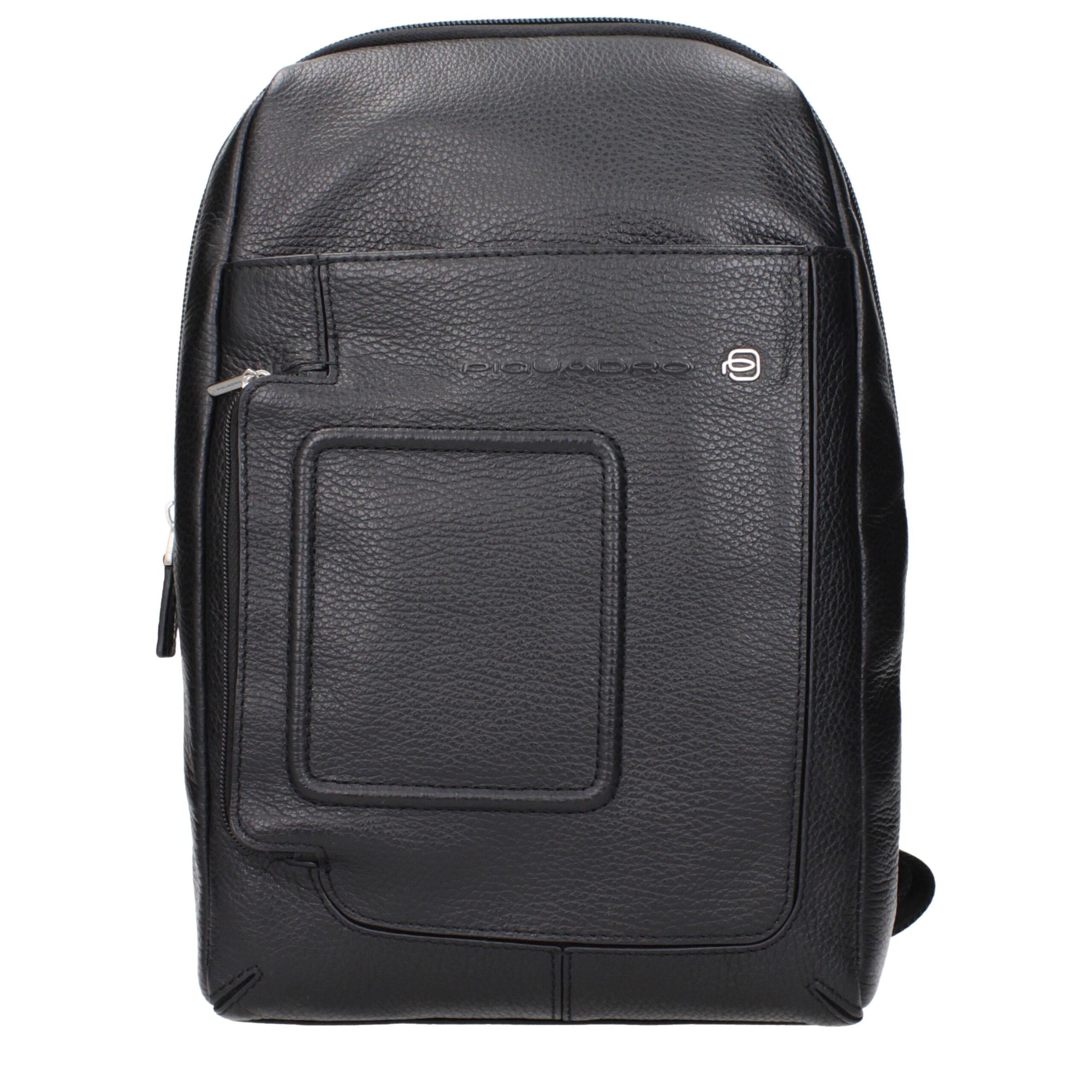 Piquadro Black Leather Crossbody Bag